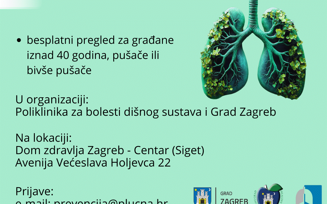 POZIV GRAĐANIMA ZA RANO OTKRIVANJE KOPB-a I RAKA PLUĆA